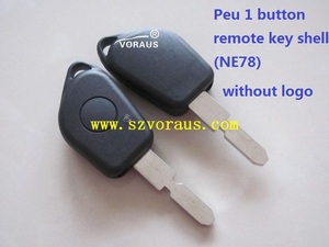 Fabricants de clés de voiture Clés de véhicule en gros Coque de clé à distance à 1 bouton (lame NE78) pour Peugeot - Product Image 3