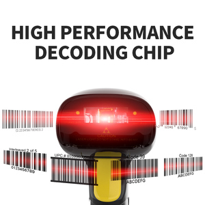 Xincode không dây cầm tay laser Máy quét mã vạch đọc hàng hóa quét quét quét QUÉT SÚNG 1D Máy quét mã vạch cho hàng tồn kho - Product Image 3