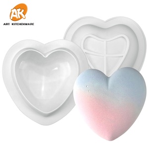 AK <span class=keywords><strong>3D</strong></span> corazón silicona Mousse pastelería moldes <span class=keywords><strong>de</strong></span> pastel <span class=keywords><strong>de</strong></span> Chocolate para decoración <span class=keywords><strong>de</strong></span> pasteles <span class=keywords><strong>de</strong></span> boda moldes para hornear Día <span class=keywords><strong>de</strong></span> San Valentín pastelería hornear - Product Image 6