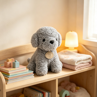 Peluche personnalisée pour chien, en coton PP, super douce, taille et couleur personnalisables, idéale comme doudou de Noël ou pour les touristes