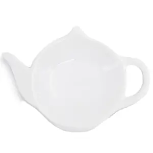 三聚氰胺袋泡茶杯垫茶袋储物板袋泡茶杯托茶碟勺休息盘适合家庭茶会