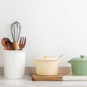 Juego de tarros de cerámica para especias con tapa, tamaño M, doble asa, apto para lavavajillas, para condimentos sólidos - Product Image 4