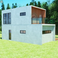 Contenedor Modular prefabricado de lujo, estructura de contenedor para casa, Panel de hormigón ligero, casa en Saint Martin