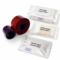 Pochette de lingettes humides compatible anti-statique rouge AXR 100, résistante à la vapeur, 53mm*1200m, livraison rapide mondiale