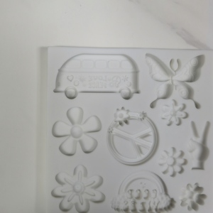 Molde de silicona de 125g con diseño de mariposa y flor para decoración de pasteles, <span class=keywords><strong>fondant</strong></span>, arcilla y azúcar, ideal para bodas - Product Image 4