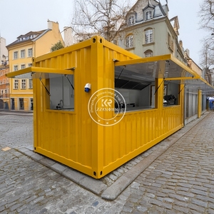 2025 20ft 40ft Foldable Movable Container Flat Pack Coffee Shop Restaurant Shipping <b>Bar</b> With Modular Kitchen - Product Image 5