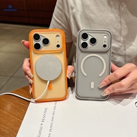 Nouvelle Arrivée Coque PC TPU Translucide Mate au Design Minimaliste pour iPhone 11, Coque Magnétique pour iPhone 17 Pro Max