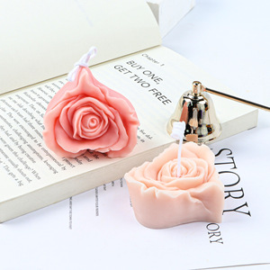 Rose Flower Candle Mold Silicone Easy Demoulding For Cake Decorating And Candle Making - Product Image 4