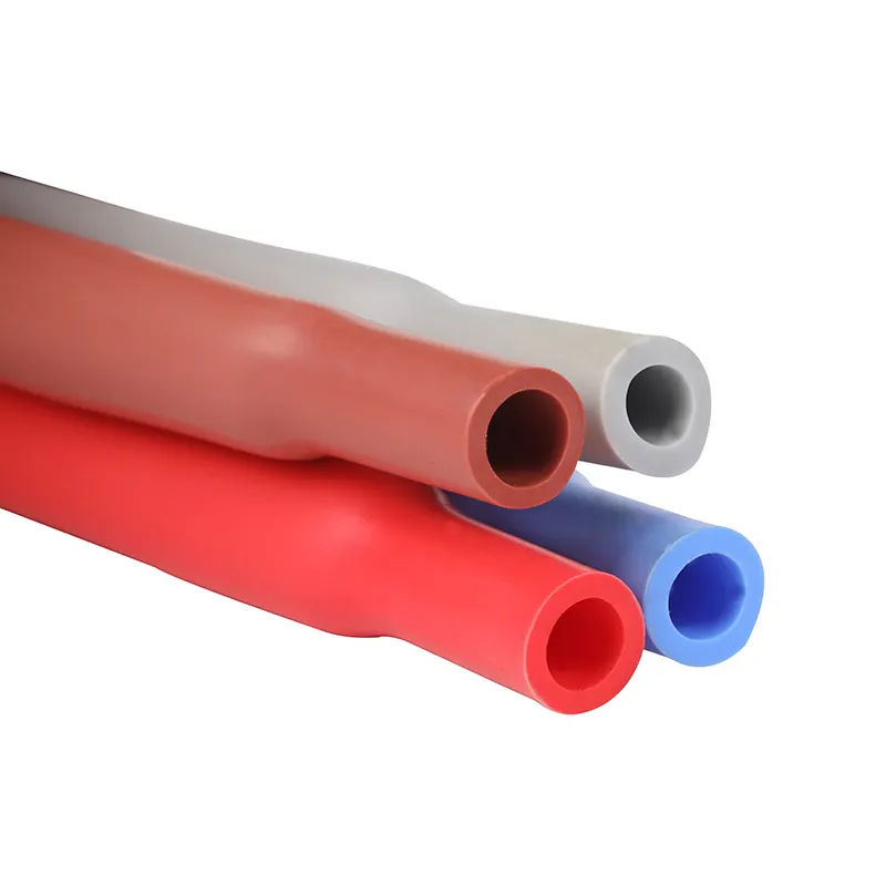 Manufacturer Direct Selling Durable 20mm Hollow Heat shrink Silicone tubing Good elastic an silicone soft tube