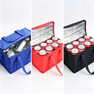 Sac isotherme non tissé, sac à lunch portable, sac thermique, sac pour plats à emporter et pique-niques en plein air, personnalisation de boîte à bento disponible - Product Image 1
