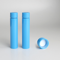 Emballage en tube plastique sécuritaire pour enfants, large ouverture 25*90mm 25*115mm, tubes CR PET personnalisés