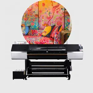 LEAF 1.85m 12H i3200 Printheads Digital Sublimation Printer Digital Carpet Printing Machine For Heat Transfer Textile Printing