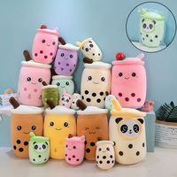 Nouveaux jouets en peluche personnalisés en forme de gobelets Boba, jouets en peluche lapin, peluches Boba, jouet en peluche Kawaii, peluche thé au lait Boba