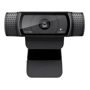 Logitech-cámara web Full HD C920 Pro Stream, 1080P, grabación de vídeo y Chat