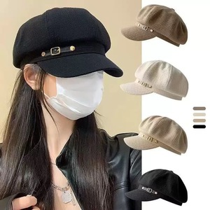 Autumn Winter Women's New Octagonal Beret British Retro Newsboy Painter <strong>Hat</strong> Face-Slimming Duckbill Beret Party <strong>Free</strong> <strong>Shipping</strong> - Product Image 2