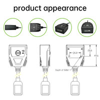 Escáner de Código de Barras Fijo Inteligente con IA Integrada de Alto Rendimiento Industrial EM490, USB COM, Logística Express de Fábrica