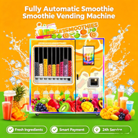 Máquina Expendedora Inteligente de Smoothies Comerciales con Compartimentos de Almacenamiento de Materia Prima