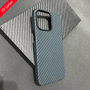 YTF-Carbon Aramid fiber case For Iphone 12/12pro/12pro max case Shockproof Ultra-thin anti-drop Matte cover