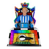Machine de jeu d'arcade électronique d'intérieur à monnayeur pour adultes, Ultimate Big Punch Kicker Foot Power King, avec fonctions Football, Soccer et Boxe