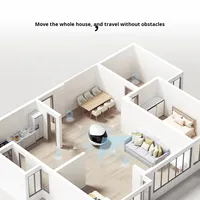 Caméra mobile sans fil moderne pour toute la maison, moniteur EBO AIR 2, robot domestique intelligent, figurine électronique marchante