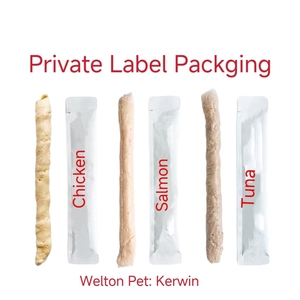 Vente en gros au prix d'usine de collations humides <span class=keywords><strong>pour</strong></span> chat de compagnie avec logo personnalisé Meilleures ventes Friandises crémeuses <span class=keywords><strong>pour</strong></span> chat de compagnie à saveur naturelle de <span class=keywords><strong>thon</strong></span> - Product Image 2