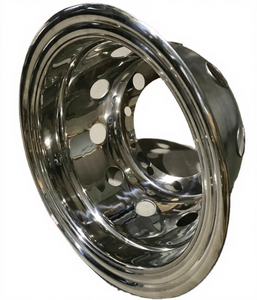 Cache-moyeu de roue en acier inoxydable Huiying pour <span class=keywords><strong>camion</strong></span>, 22,5 pouces - Product Image 1