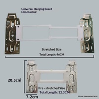 Support mural universel réglable pour climatiseur intérieur avec niveau à bulle intégré pour plaque de montage de unité split Midea Haier TCL