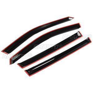 New Set Black Car Side <b>Window</b> Visor Guard Vent Rain Guard Door Visor <b>Cover</b> Trim for Toyota for RAV4 2006-2022 Awnings Shelters - Product Image 6