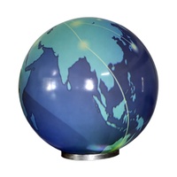 Écran de projection arrière sphérique Seeball de 40 cm de diamètre OEM/ODM avec tissu en résine optique pour projecteurs de cinéma chinois
