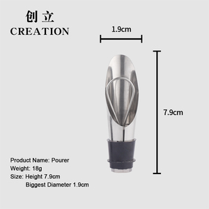 Verseur de bouteille de whisky et de <span class=keywords><strong>vin</strong></span> en acier inoxydable de luxe écologique, directement de l'usine, avec couvercle pour accessoires de bar - Product Image 5