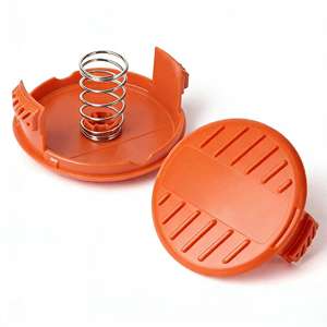 Cubierta de Carrete de Hilo de Nylon Naranja AF-100-3ZP A6481 RC-100-P + Resorte de Repuesto para BLACK+DECKER US/Europa GH/NST/LST/MTC/MTE/GL/GLC - Product Image 4
