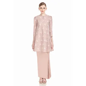Модный современный комплект SIPO, макси-платье для мусульманских женщин, мусульманская женская мусульманская одежда Baju Raya из двух частей, осенняя одежда Baju Kurung