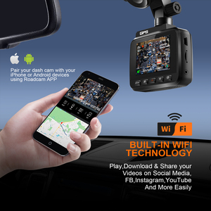 Aoedi ad353 4K xe máy ảnh Dash Cam ghi Dashcam phía trước và phía sau GPS Wifi Kép Xe <span class=keywords><strong>DVR</strong></span> máy ảnh với chế độ đậu xe - Product Image 4