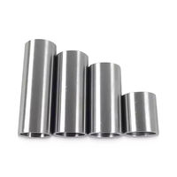 28 51 60 70 mm Slider Gitar Elektrik Poles Berkilau, Tabung Knuckles, Baja Tahan Karat, Slide Senar Gitar