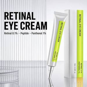 Crema Contorno Occhi Coreana con Retinolo 0.1% e Peptidi, Pantenolo Anti-Età, Rassodante, Levigante per la Cura della Pelle del Viso, Vendita all'Ingrosso OEM ODM Etichetta Privata - Product Image 4