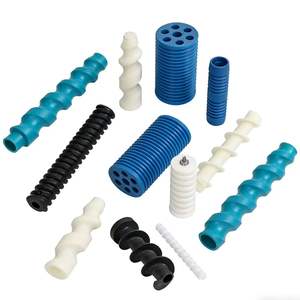 Fabrication sur mesure de vis sans fin flexibles pour convoyeurs de qualité alimentaire, vis en plastique UPE HDPE PP UHMWPE POM Nylon, vis sans fin en plastique CNC Pars Machine - Product Image 2