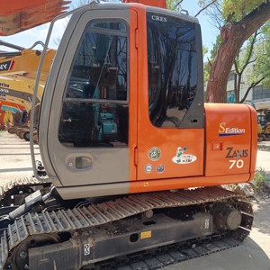 Excavadora usada Hitachi ZX70 Mini 7 toneladas Excavadora hidráulica de orugas de segunda mano Maquinaria de movimiento de tierras de alta calidad - Product Image 1