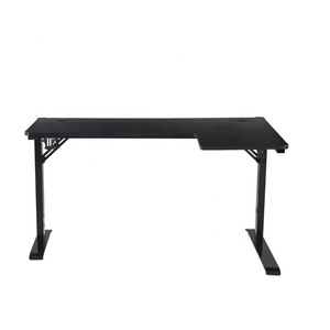 Best Seller Diseño Simple E-Sports Racing 160cm Escritorio de juegos grande con Led Mesa de PC profesional para adultos para juegos - Product Image 3