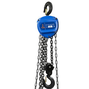 Tugas berat rantai Manual <span class=keywords><strong>Hoist</strong></span> 2 Ton 3mSteel rantai, rem ganda & 360 ° kait putar untuk garasi, pabrik, Dok mengangkat - Product Image 1