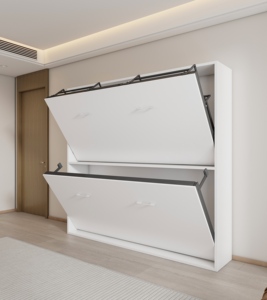 Camas Literas Plegables que Ahorran Espacio, <span class=keywords><strong>Cama</strong></span> Individual de Pared, Camas Plegables Horizontales Inteligentes Ocultas Tipo Murphy - Product Image 2