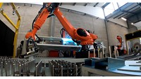 Robot industriel KUKA KR120 R3100-2 QUANTEC à 6 axes, charge utile de 120 kg, portée de 3100 mm, pour soudage et palettisation
