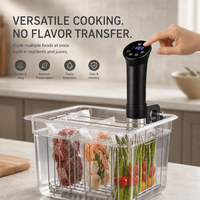 Cuisinière sous vide intelligente avec contrôle Wi-Fi et écran tactile pour les marques d'appareils de cuisine