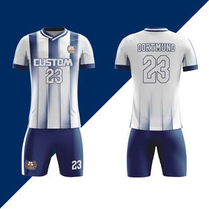 定制全身训练运动服男式成人足球球衣足球队制服 Maillot De Foot 100% 聚酯纤维速干 - Product Image 1