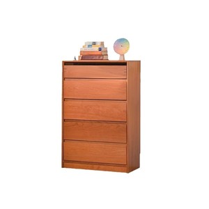 Mountain And River Five Drawer <b>Chest</b> Solid Cherry Wood <b>Storage</b> Cabinet Home Use Nordic Japanese Style - Product Image 5