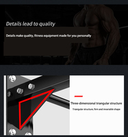 Barre de traction murale robuste en acier inoxydable pour gymnastique à domicile/CrossFit 300kg de charge sans installation de perçage