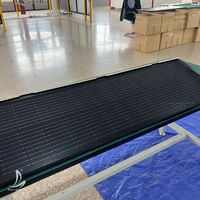 Structure de montage modulaire facile en verre trempé avec cadre métallique robuste pour bâtiments, panneau solaire BIPV pour toiture avec accessoires