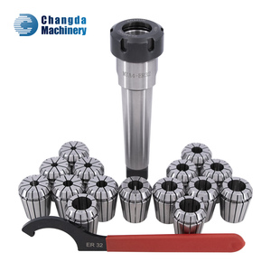 Juego de 18 piezas de mandriles de pinza de acero nuevos MTA4 MT2 MT3 MT5 ER32 para fresadoras y tornos con rodamientos de núcleo - Product Image 6