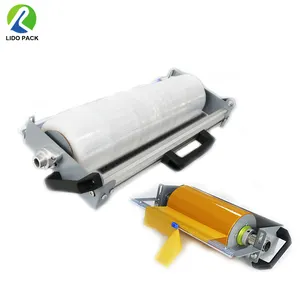 Groothandel Kosteneffectieve Afdichting Tape Wikkel Gereedschap Stretch Film Rol Dispenser Mini Wikkel Voor Pallet Verpakking