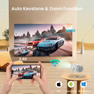 Nhà Máy Bán Hàng Trực Tiếp 2025 New 4K Thông Minh Di Động Máy Chiếu Trong Nhà Với Dual Wifi & Cho <span class=keywords><strong>Bluetooth</strong></span> 5.0 Không Dây Màn Hình Chiếu - Product Image 6