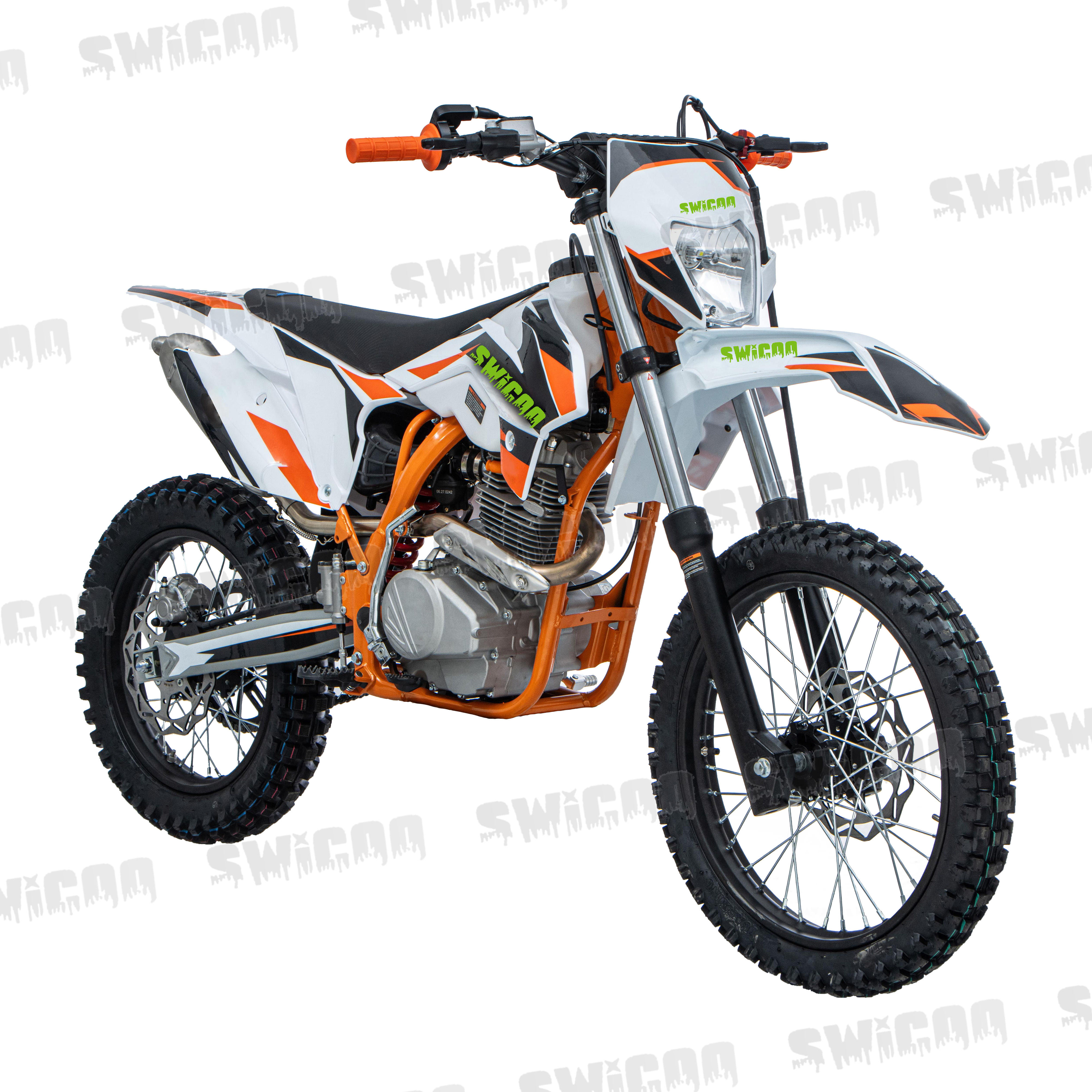SWICOO 250cc Dirt Bike ZS232 Single Cylinder 4-Stroke Air Cooled